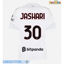Camisa de time de futebol AC Milan Ardon Jashari #30 Replicas 2º Equipamento Feminina 2026-27 Manga Curta